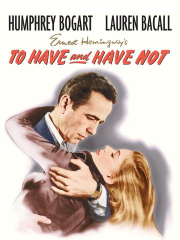 To Have and Have Not — plakat