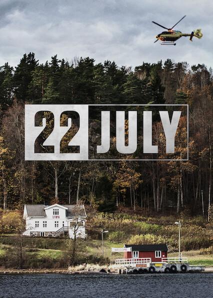 Movie poster for 22 July