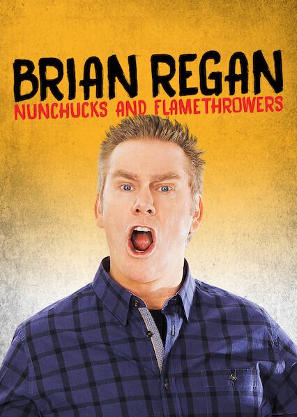 Movie poster for Brian Regan: Nunchucks and Flamethrowers