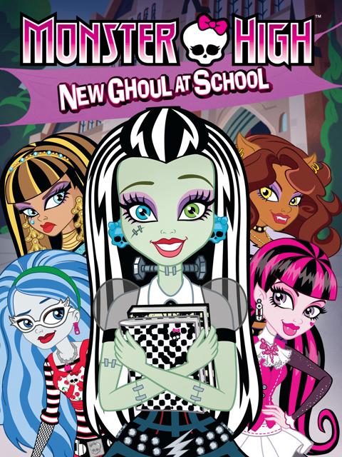 Movie poster for Monster High: New Ghoul at School