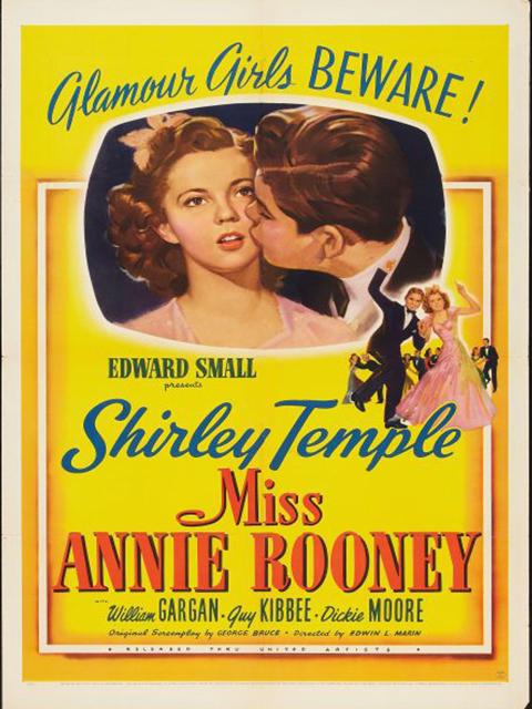Movie poster for Miss Annie Rooney