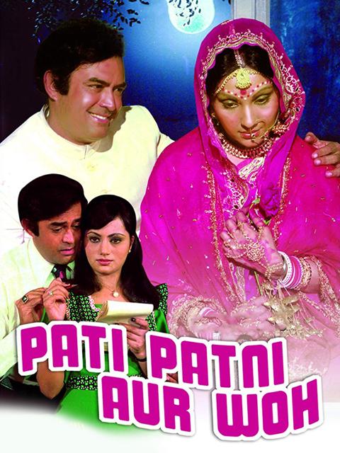 Movie poster for Pati Patni Aur Woh