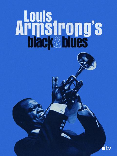Movie poster for Louis Armstrong's Black & Blues
