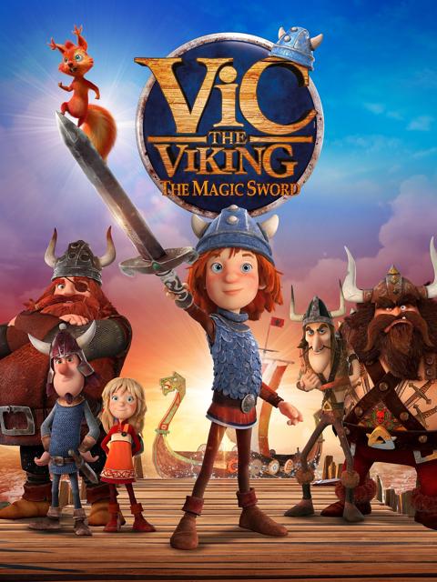 Movie poster for Vic the Viking: The Magic Sword