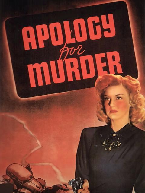 Movie poster for Apology for Murder