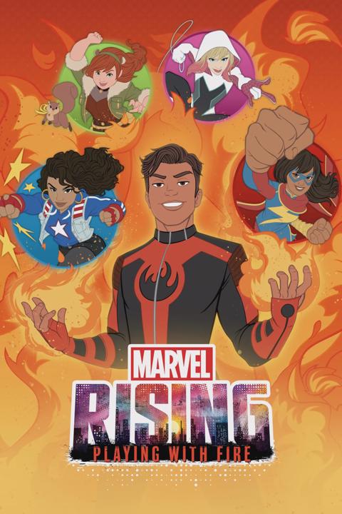 Movie poster for Marvel Rising: Playing with Fire