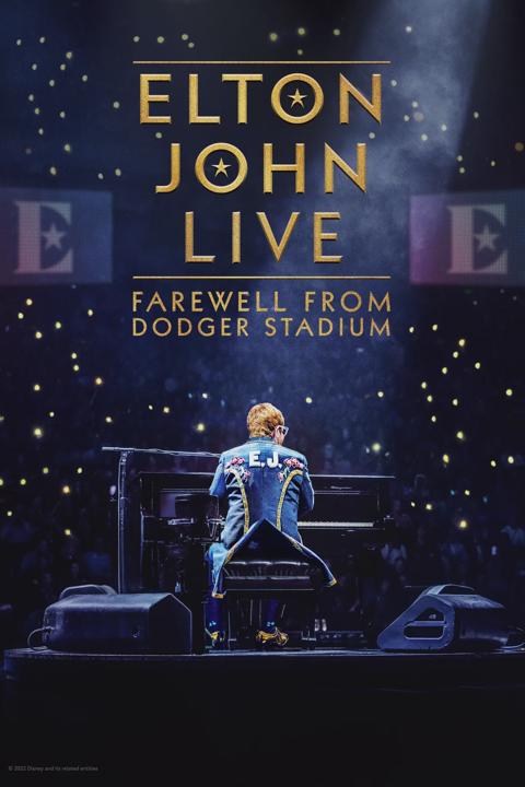 Movie poster for Elton John Live: Farewell from Dodger Stadium
