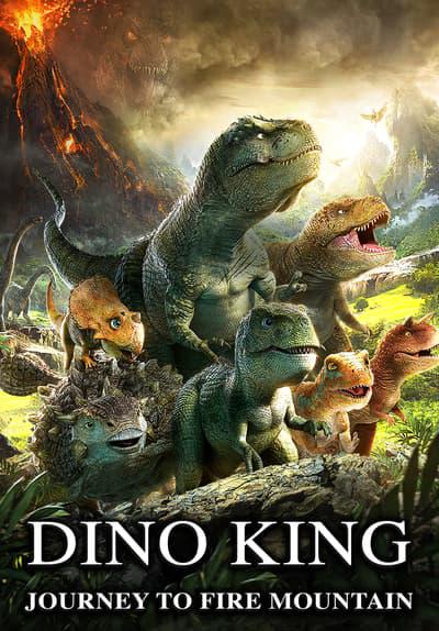 Movie poster for Dino King: Journey to Fire Mountain