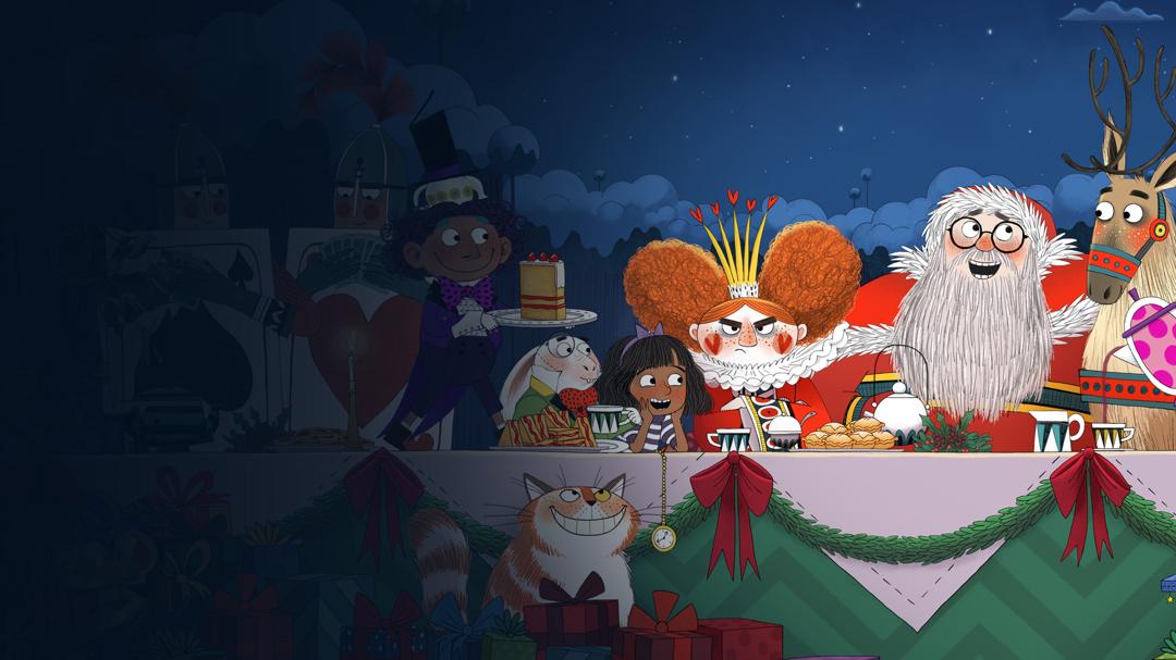 Background image for The Night Before Christmas in Wonderland