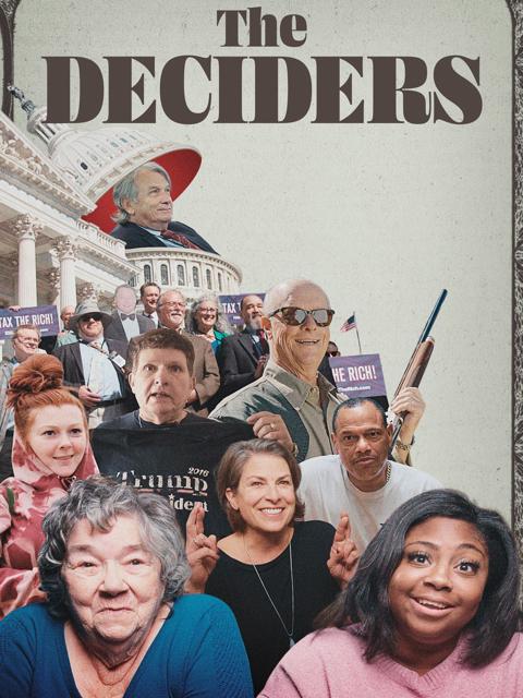 Movie poster for The Deciders: Red, Whiteville, And Blue