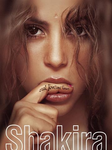 Shakira: Oral Fixation Tour poszter