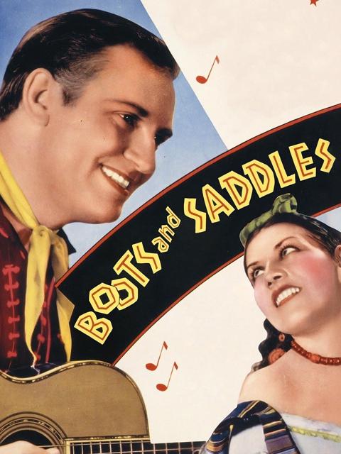 Movie poster for Boots and Saddles