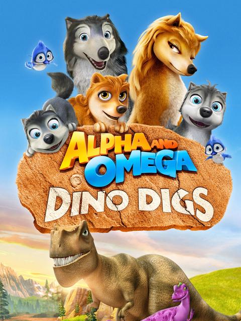 Movie poster for Alpha and Omega: Dino Digs