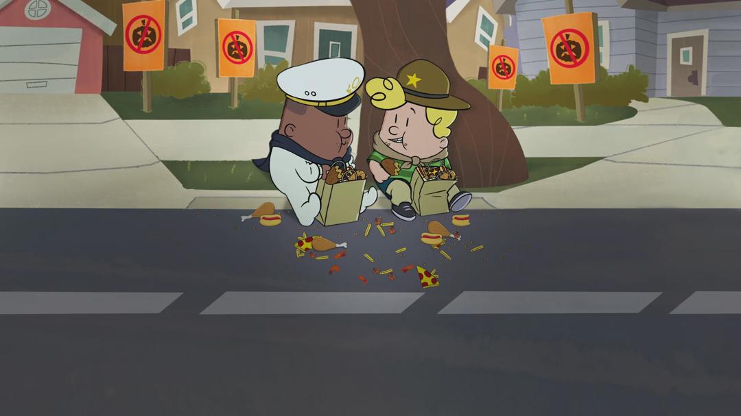 Background image for The Spooky Tale of Captain Underpants Hack-a-ween