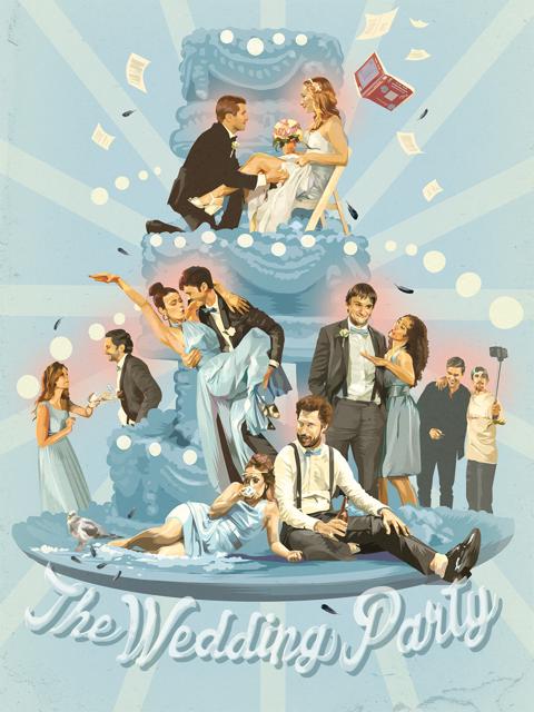 Movie poster for The Wedding Party