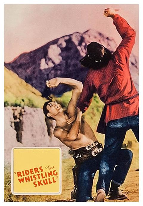 Movie poster for The Riders of the Whistling Skull