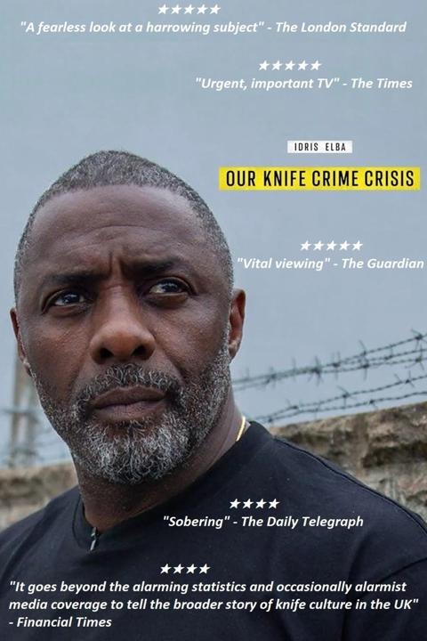 Movie poster for Idris Elba: Our Knife Crime Crisis