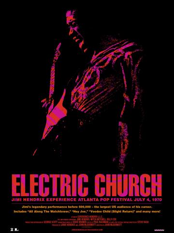 Jimi Hendrix: Electric Church poszter