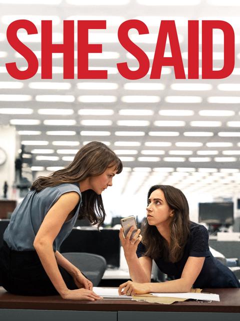Movie poster for She Said