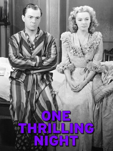 Movie poster for One Thrilling Night