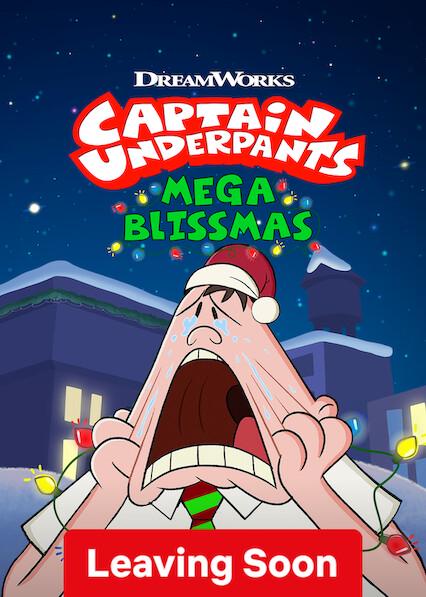 Movie poster for Captain Underpants Mega Blissmas