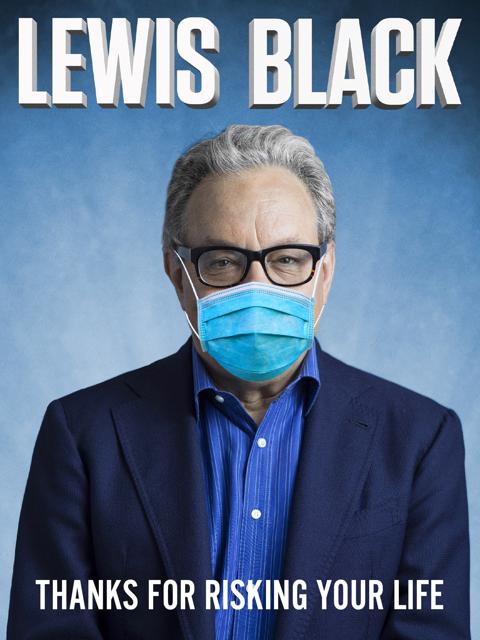 Movie poster for Lewis Black: Thanks For Risking Your Life