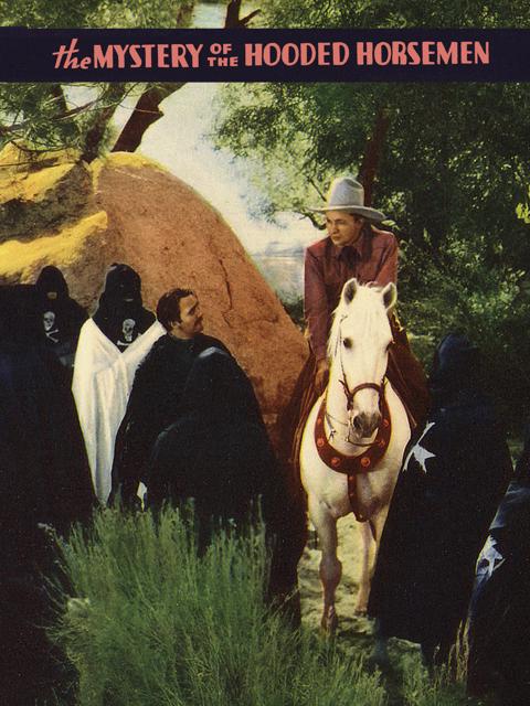 Movie poster for The Mystery of the Hooded Horsemen