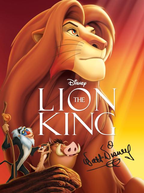 Movie poster for The Lion King