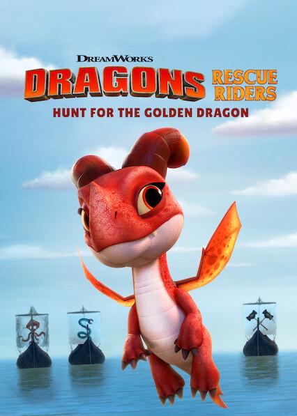 Movie poster for Dragons: Rescue Riders: Hunt for the Golden Dragon