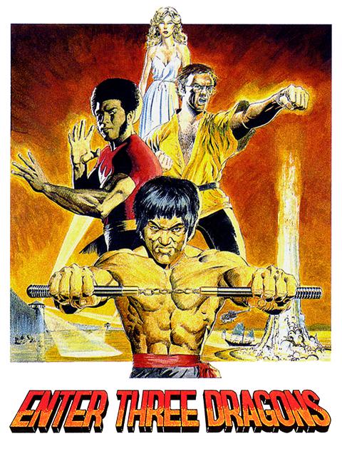 Movie poster for Enter Three Dragons
