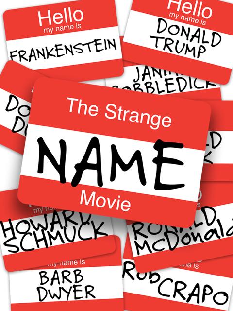 Movie poster for The Strange Name Movie