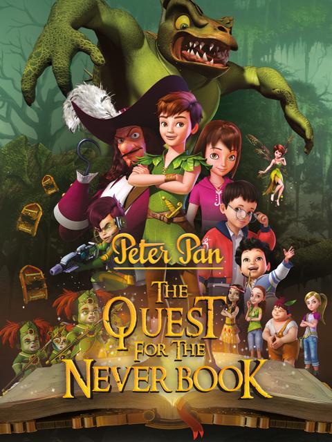 Movie poster for Peter Pan: The Quest for the Never Book