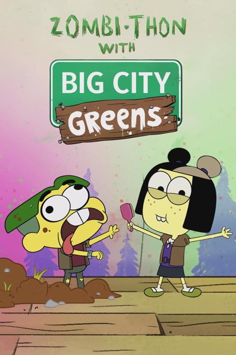 Movie poster for ZOMBI-Thon with Big City Greens