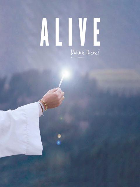 Movie poster for Alive