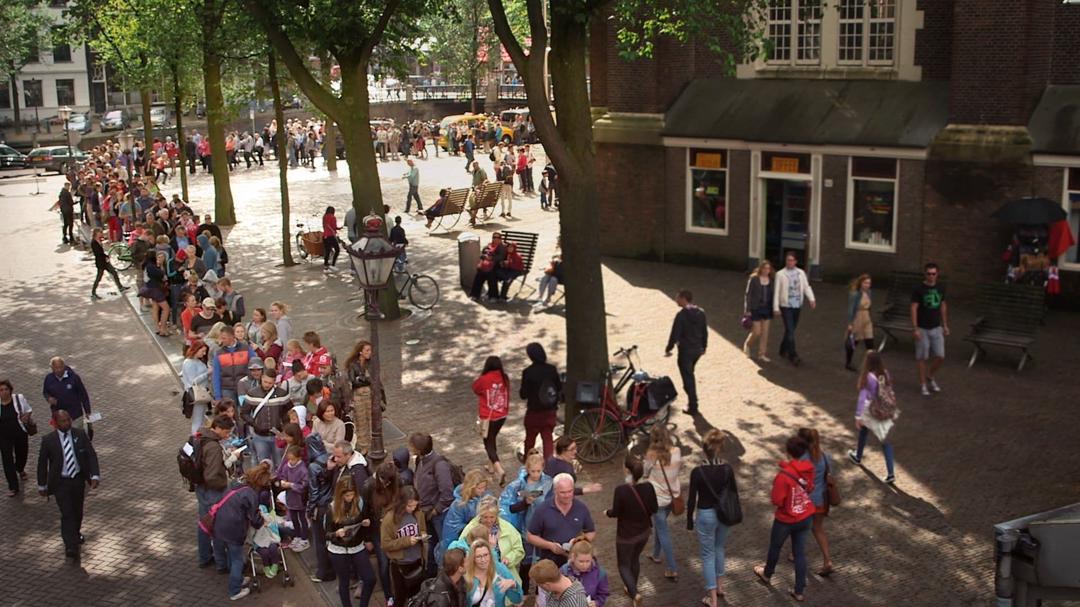 Background image for In Line for Anne Frank