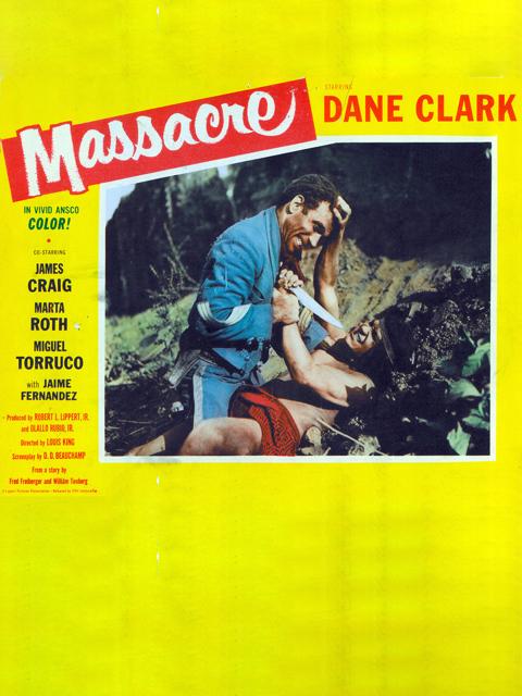 Movie poster for Massacre