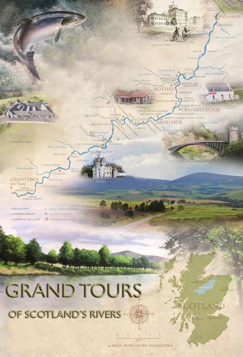 Series poster for Grand Tours of Scotland's Rivers