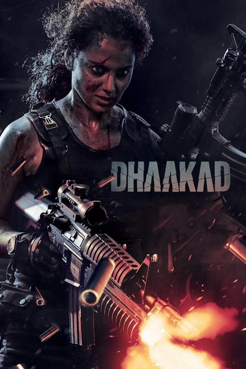 Movie poster for Dhaakad