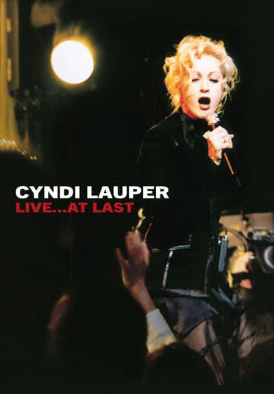 Movie poster for Cyndi Lauper - Live... At Last