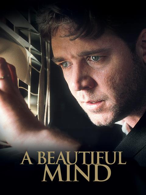Movie poster for A Beautiful Mind
