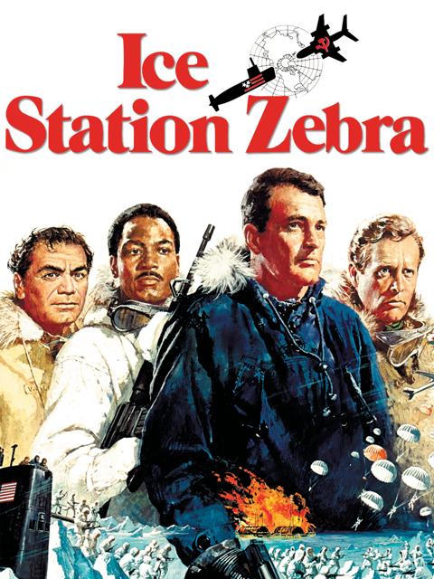Movie poster for Ice Station Zebra