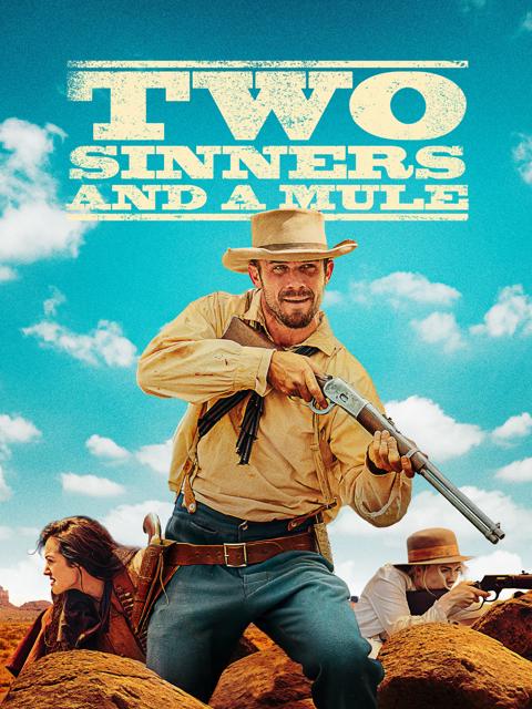 Movie poster for Two Sinners and a Mule
