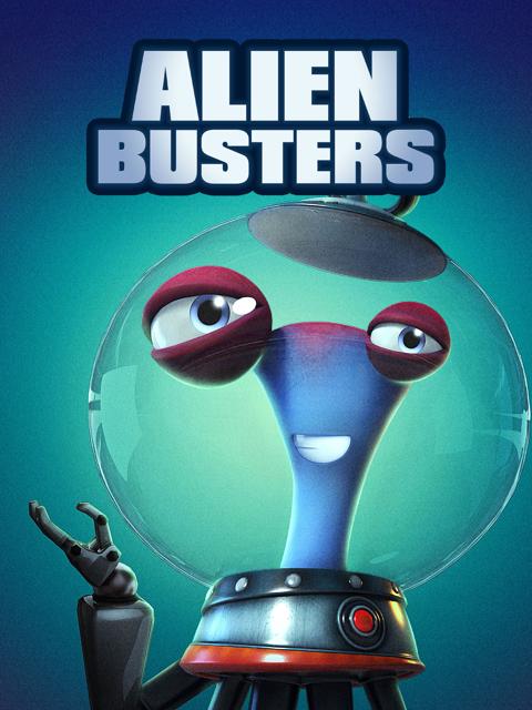 Movie poster for Alien Busters