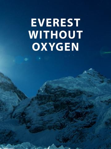 Everest without oxygen poszter