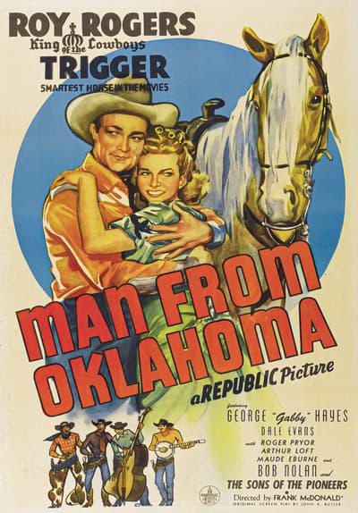 Movie poster for Man from Oklahoma