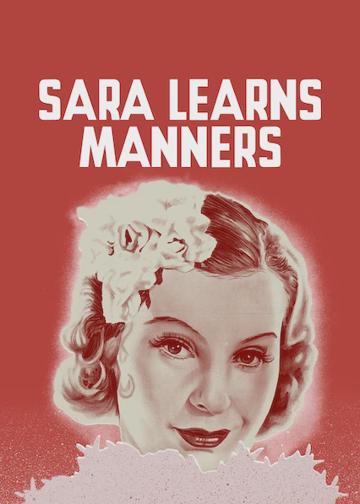 Sara Learns Manners poszter