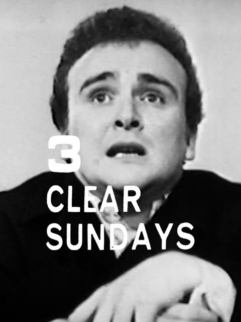 Movie poster for Three Clear Sundays