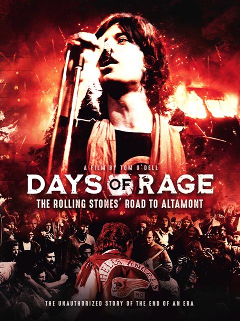 Poster för Days of Rage: The Rolling Stones' Road to Altamont