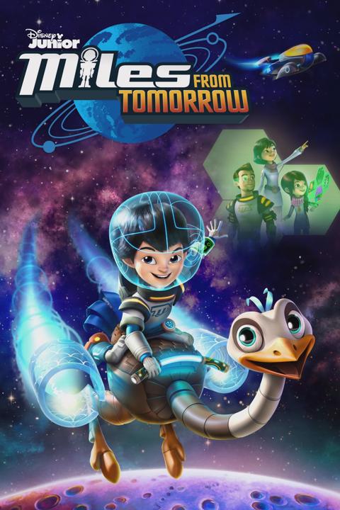 Series poster for Miles from Tomorrowland
