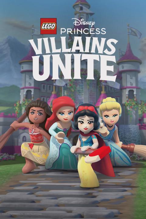Movie poster for Lego Disney Princess: Villains Unite